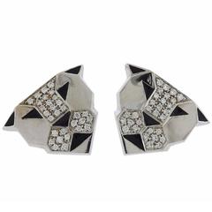 G. Bulgari Enigma Diamond Gold Panther Earrings
