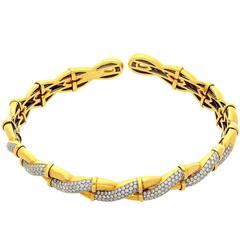 Boucheron Diamond Yellow Gold Choker Necklace 8