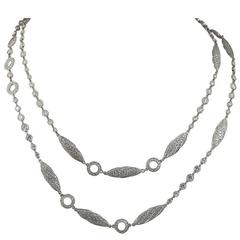 Diamond Platinum Long Chain 1