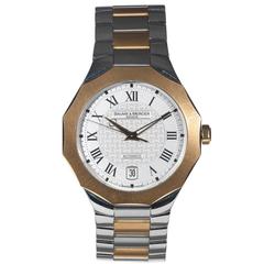 Baume & Mercier Yellow Gold Stainless Steel Riviera Automatic Wristwatch 3