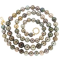 Multi-Color Tahitian Pearl Necklace 5