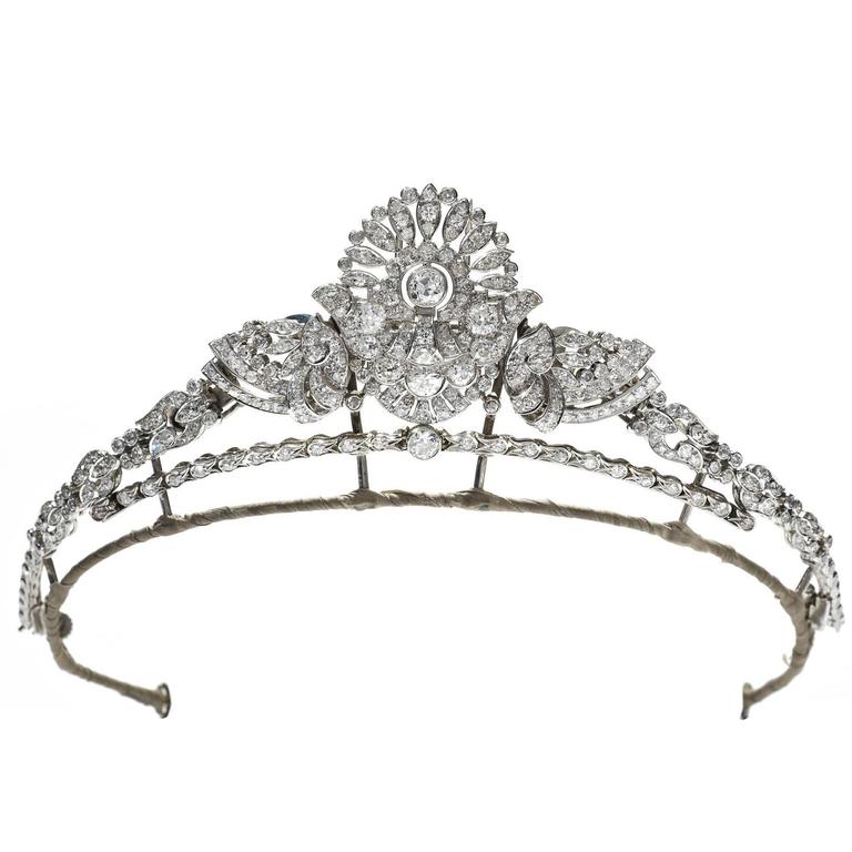 Art Deco convertible tiara, 1920s