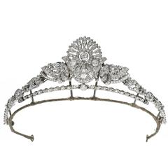 Art Deco Diamond Set Convertible Tiara in Garrard's Box 9