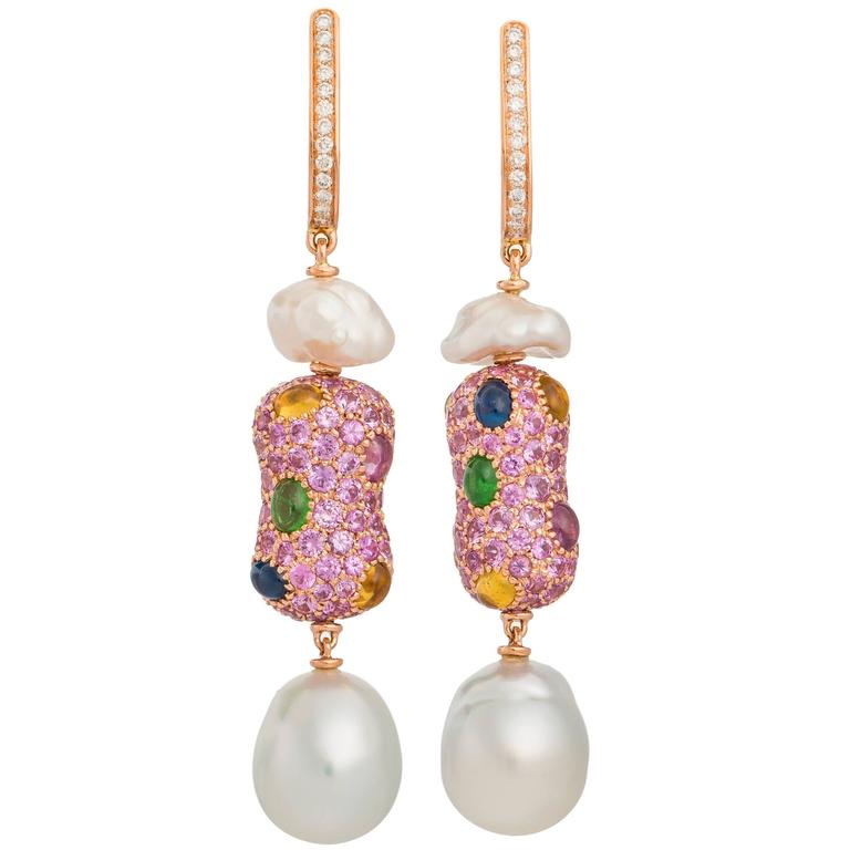 The Margot Pearl Drop Earrings main image 1