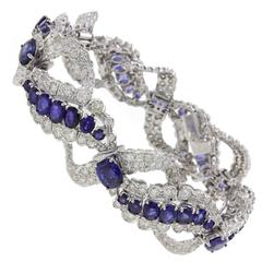 Sapphire Clamper Bracelets