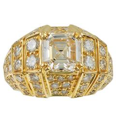 Cartier Diamond Gold Ring 2