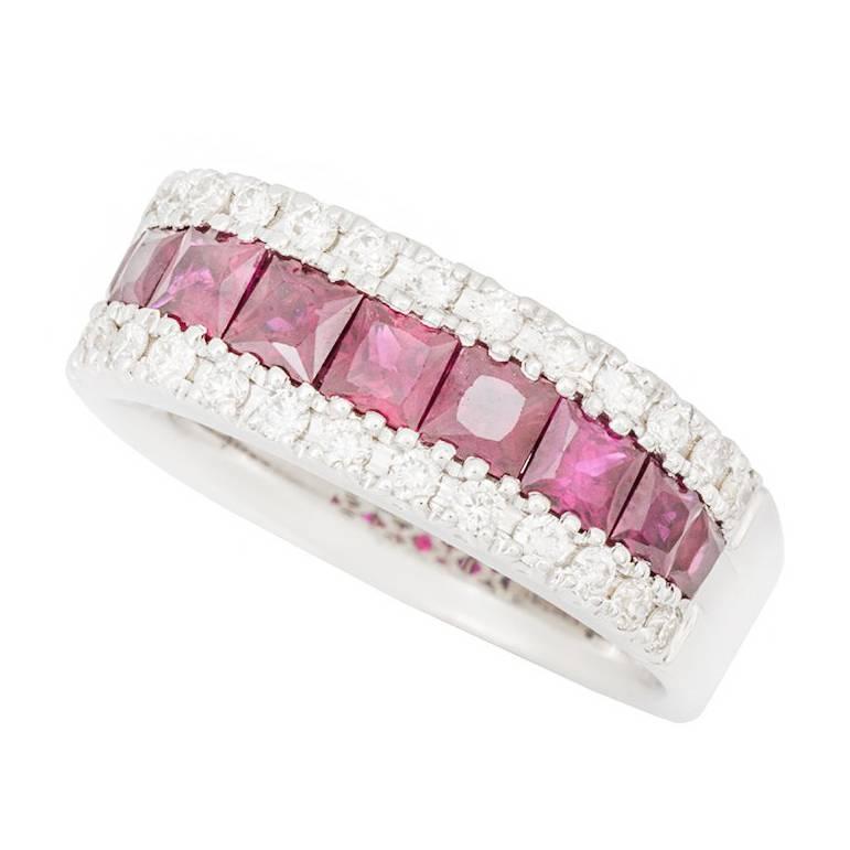 Damiani Ruby and Diamond Dress Ring
