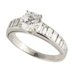 Van Cleef & Arpels Round Brilliant Cut 1.03 Carat Diamond Ring 4