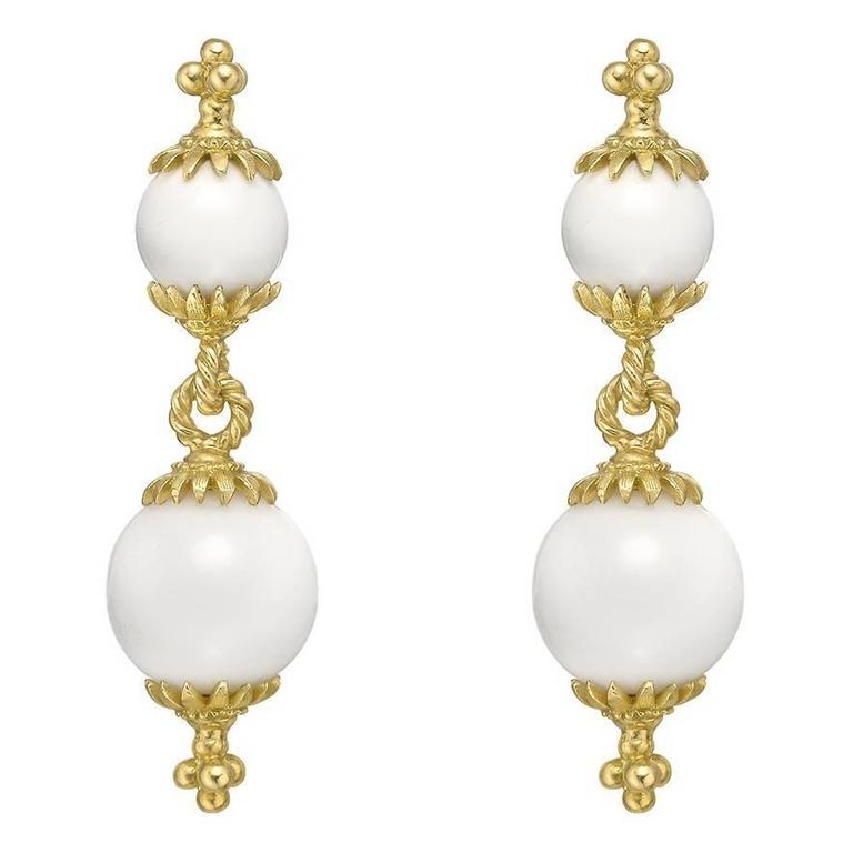 White coral earrings Clearance