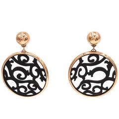 Mattioli Rose Gold Ebony Siriana Earrings