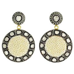 Diamond and Seed Pearl Earring 10
