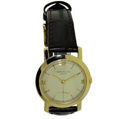Patek Philippe Yellow Gold Mechanical Wristwatch