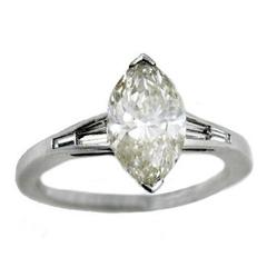 Luise Diamond White Gold Solitaire Ring 5