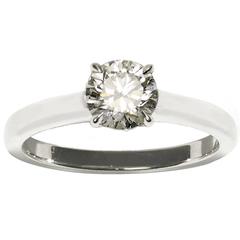 0.81 Carat Diamond Platinum Ring