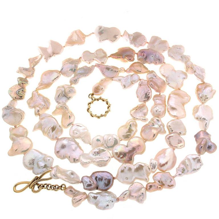 Valentin Magro Crazy Baroque Freshwater Pearls Necklace For Sale