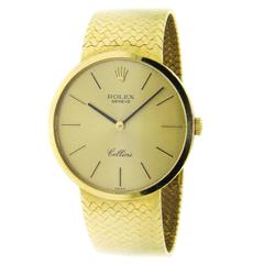 Rolex Yellow Gold Cellini Manual Wind Wristwatch