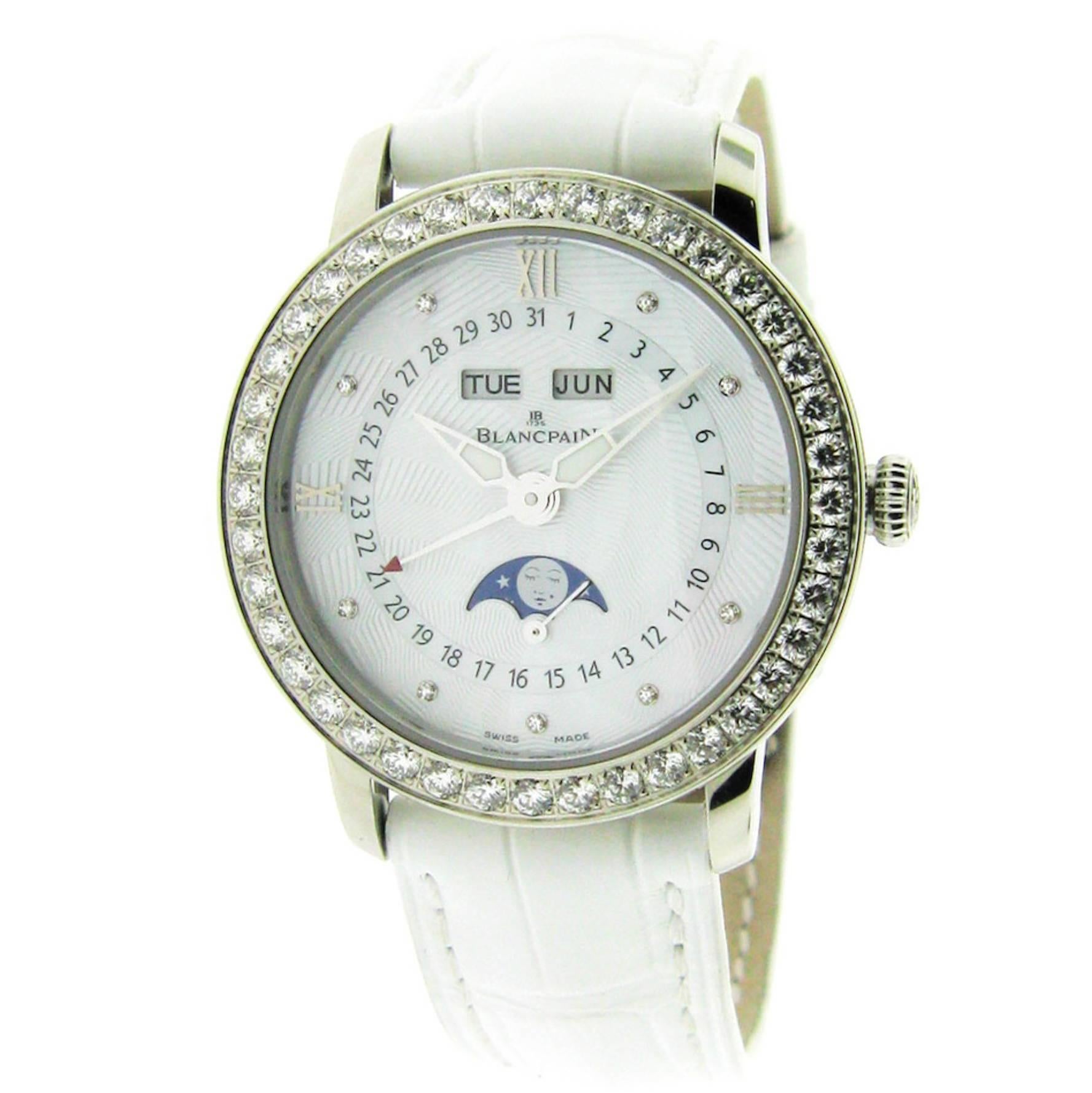 Blancpain Ladies Complete Calendar Self Winding Wristwatch