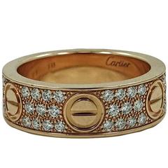 Cartier Rose Gold Love Band Ring