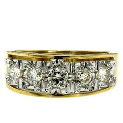 Diamond Gold Five-Stone Ring