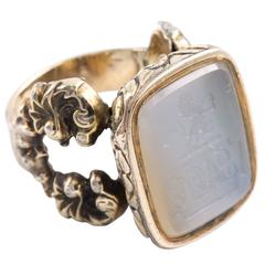 Quartz Intaglio Ring