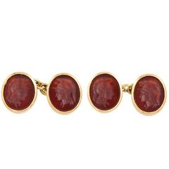 Roman Intaglio Cufflinks