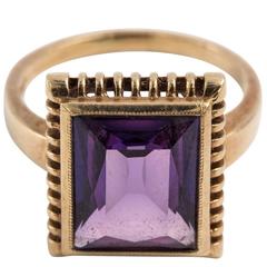 10 Karat Amethyst Ring 10