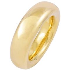 Tiffany & Co. Elsa Peretti Gold Oval Bangle Bracelet