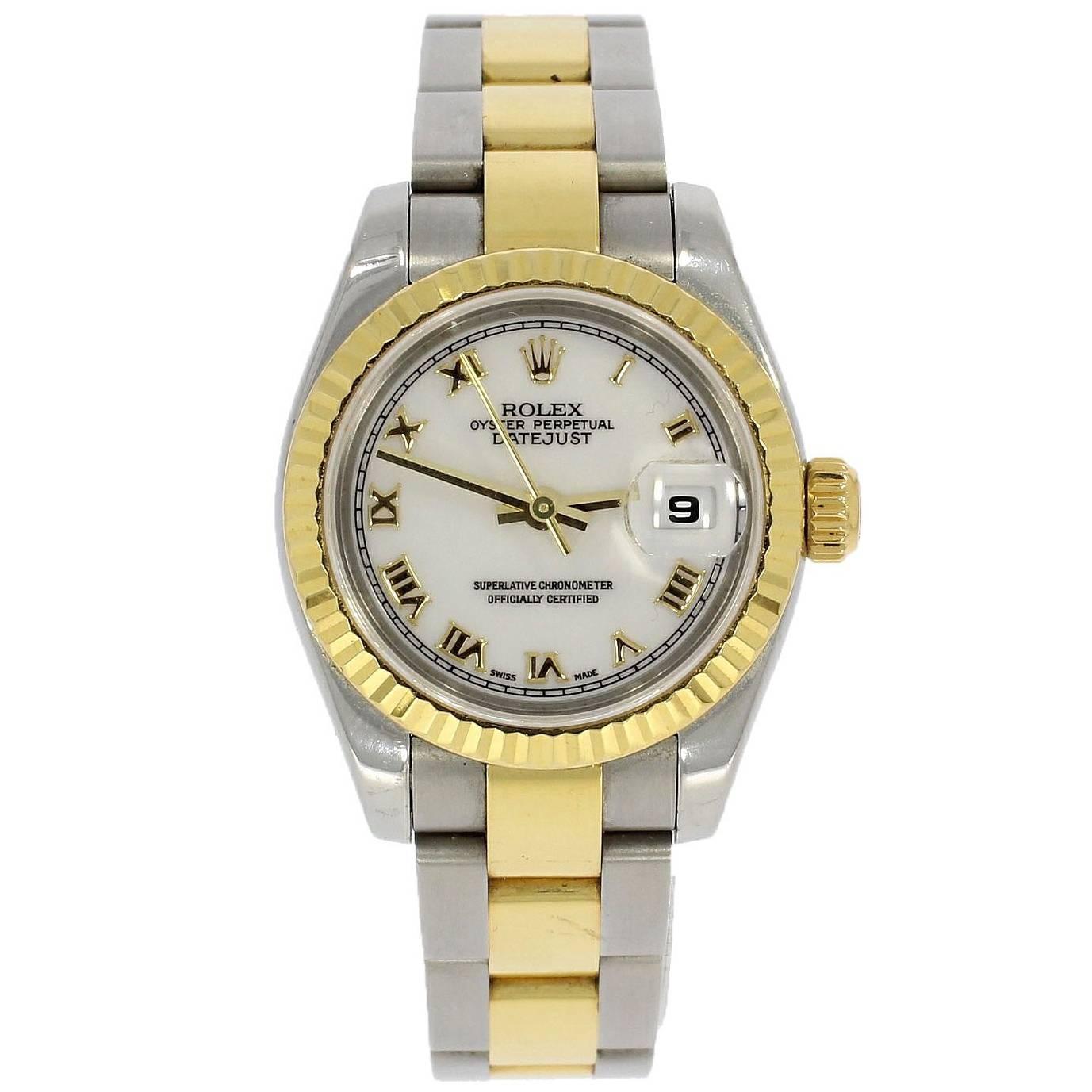 Rolex Ladies Perpetual Datejust Bracelet Wristwatch Ref 179173 For Sale