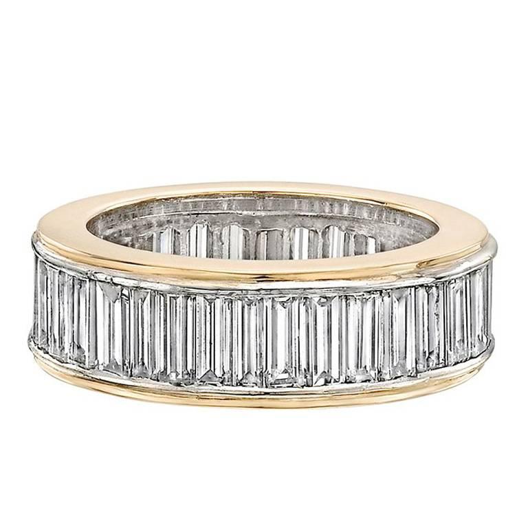 Diamond Baguette Eternity Band Ring at 1stDibs baguette eternity band