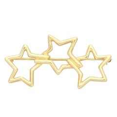 Tiffany Yellow Gold Three-Star Brooch