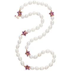 Margot McKinney Australian South Sea Pearl Strand with Gemstone Star Enhancers