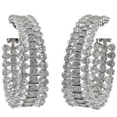 Chopard Diamond White Gold Earclips 2