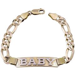 Gold Baby ID Bracelet 8