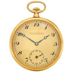 Patek Philippe & Co. Yellow Gold Open Face Pocket Watch, circa 1920 10
