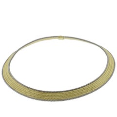 Buccellati Two Color Gold Necklace