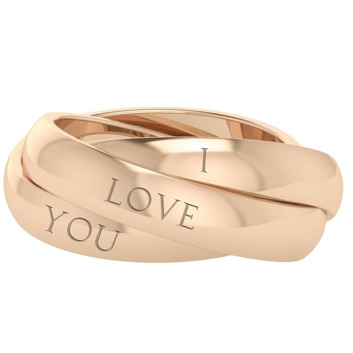 StyleRocks Juno  Rose Gold Russian Wedding Ring For Sale