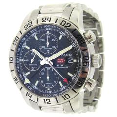 Chopard stainless steel Mille Miglia Chronograph GMT self-winding Wristwatch