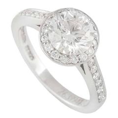 Tiffany & Co. Embrace 1.26 Carat Diamond Platinum Ring 