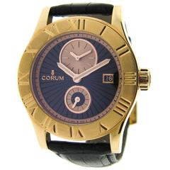 Corum Rose Gold Romulus Dual Time self-winding Wristwatch