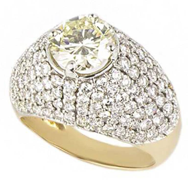 GIA Certified Round Brilliant Cut Diamond Ring 