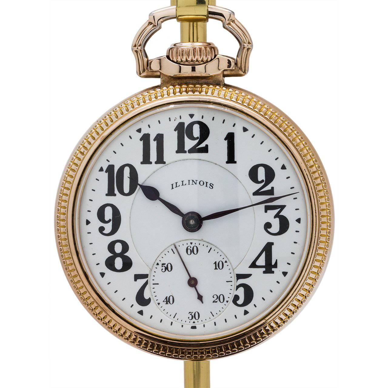 Illinois Bunn Special 21 Jewel 60 Hour Railroad Watch, circa 1920s