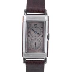 Gruen Gold Stainless Steel Alloy Doctor's Wristwatch, circa 1930s
