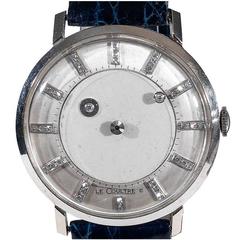 Vacheron & Constantin-LeCoultre White Gold Mystery Wristwatch 5