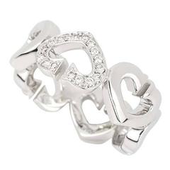 Cartier Hearts and Symbols Diamond Set White Gold Ring 12