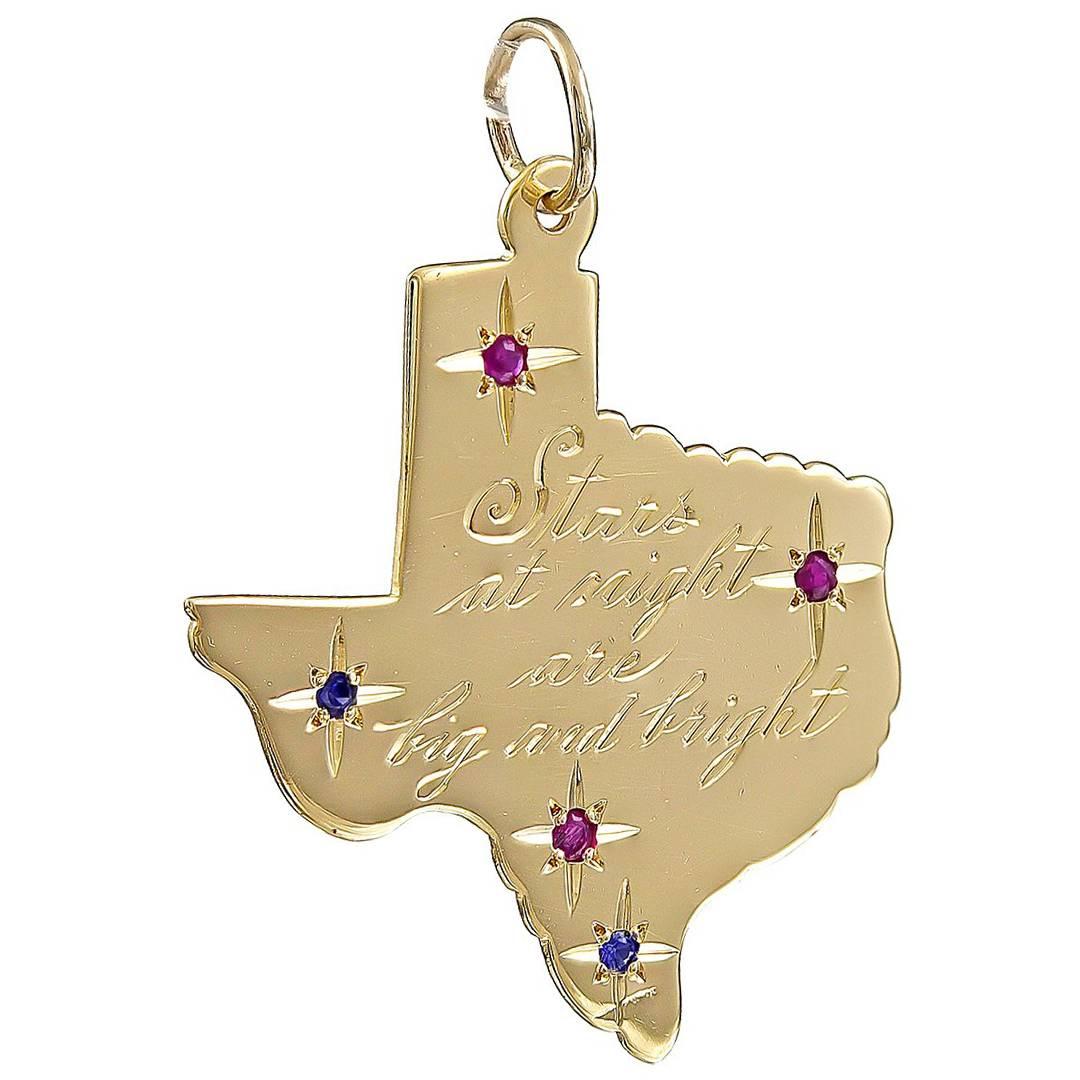 Big Beautiful Gold Gemset Texas Charm