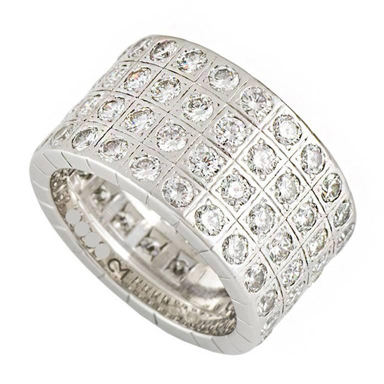 Cartier Lanieres White Gold Diamond Ring