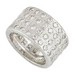 Cartier Lanieres White Gold Diamond Ring