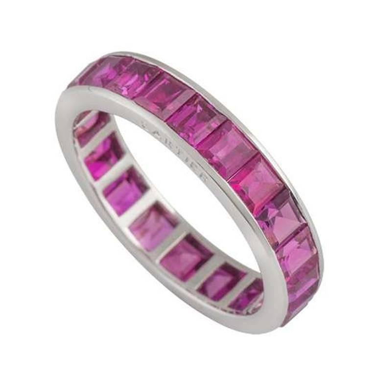 Cartier Ruby Eternity Ring
