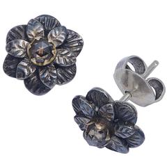 Talini Diamond Gold Stud Earrings 11