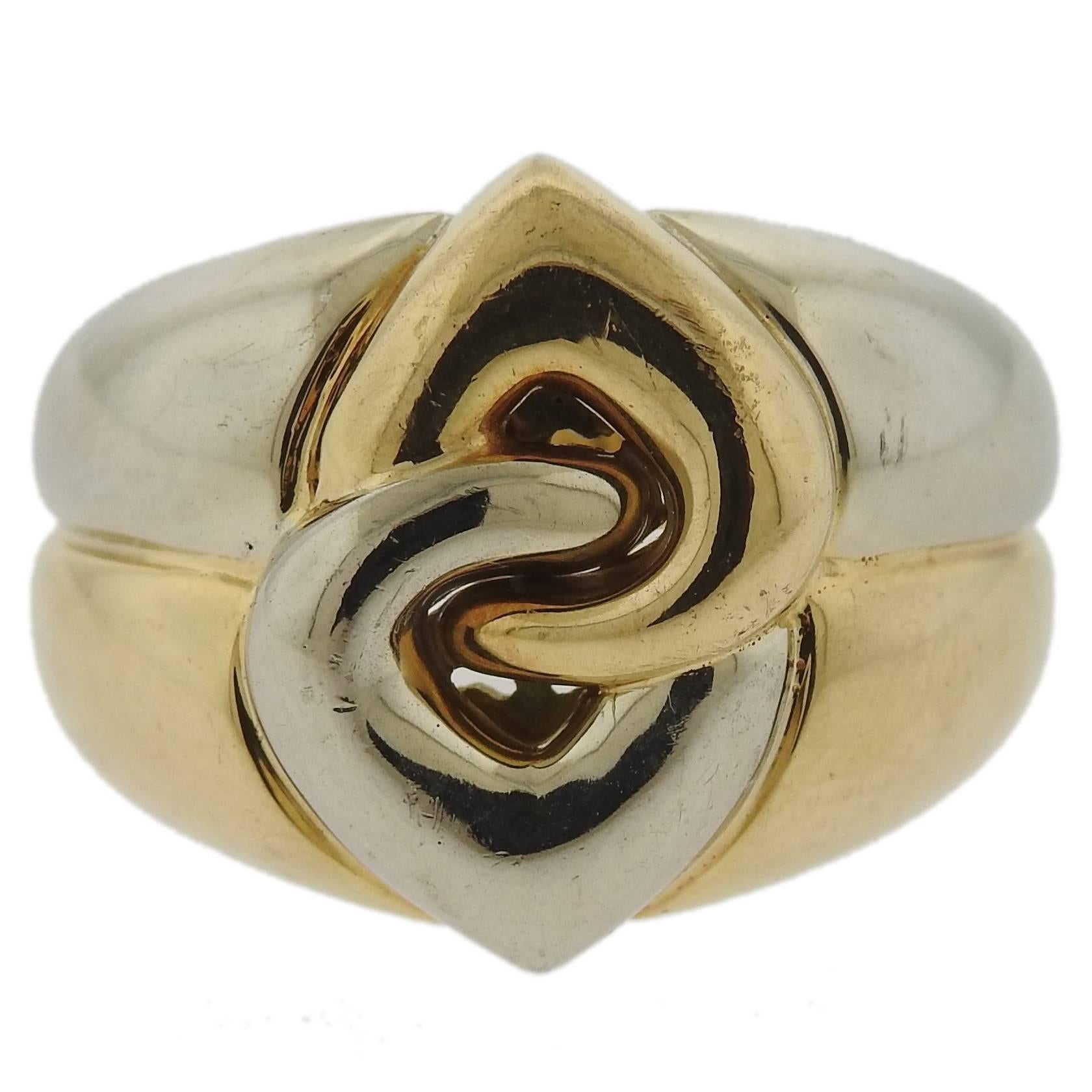 Bulgari Two Color Gold Ring